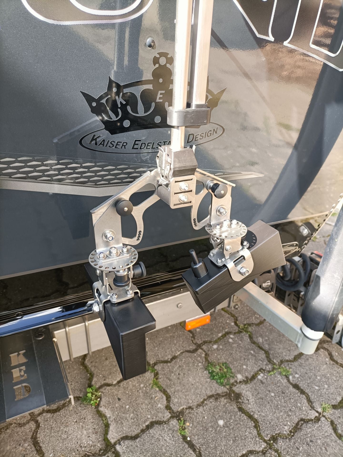 KED Fadenkreuz Geberkonsole V4A Garmin-Lowrance