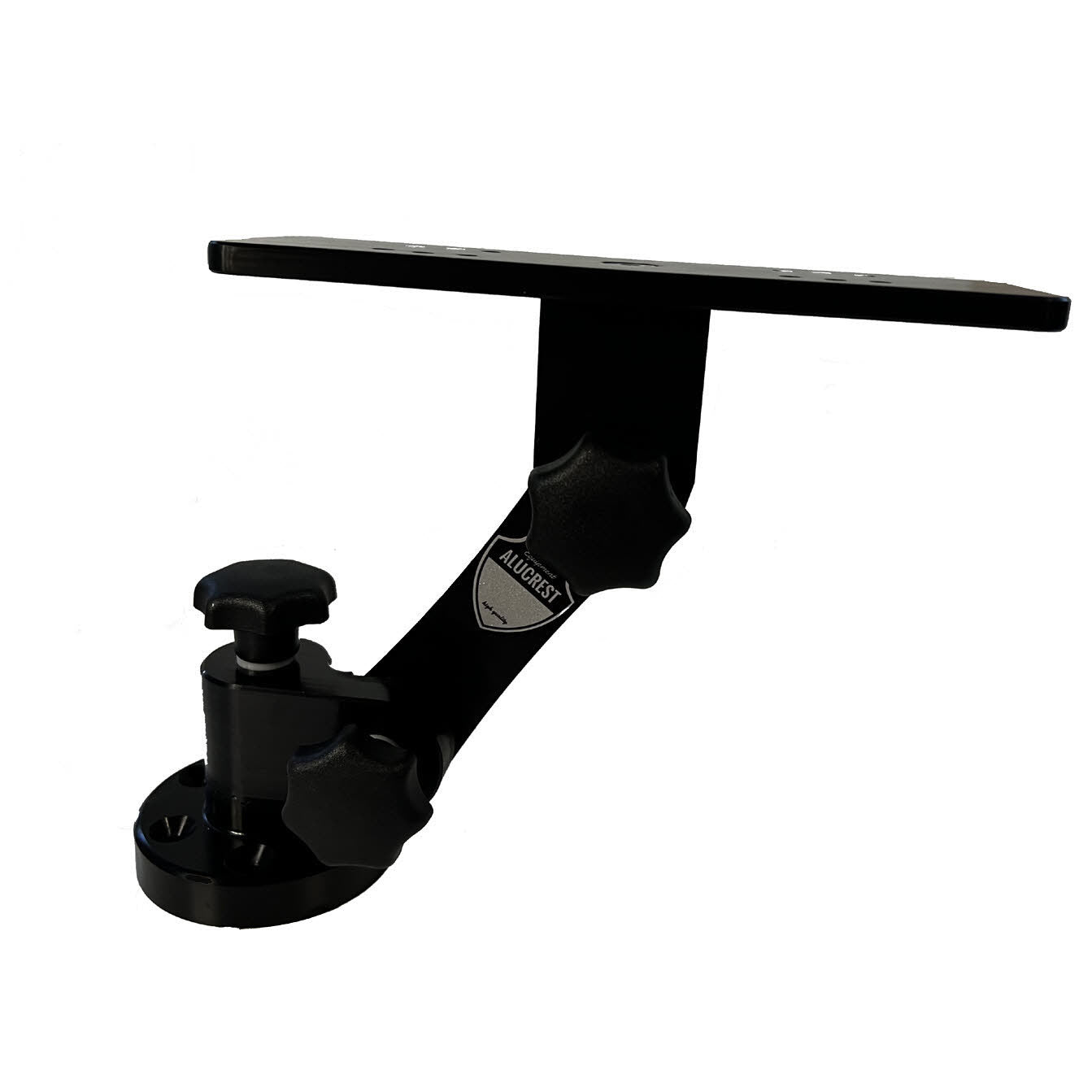 Echolothaterung für 1 oder 2 Geräte | Alucrest Echolot Geräte Halter