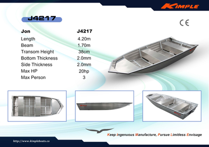 Kimple Jon 4217 Aluminiumboot
