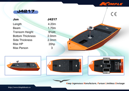 Kimple Jon 4217 Bass Boat edition