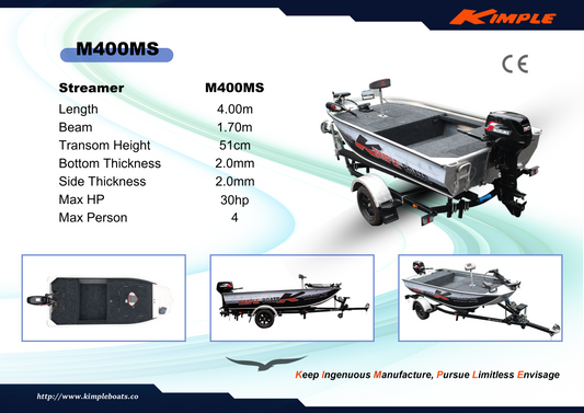 Kimple Streamer M 400 Bass Boat Edition