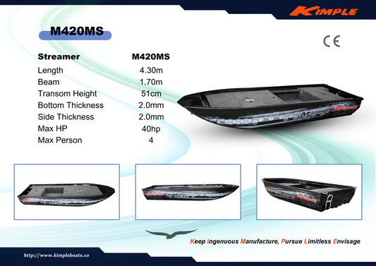 Kimple Streamer M 420 Bass Boat Edition