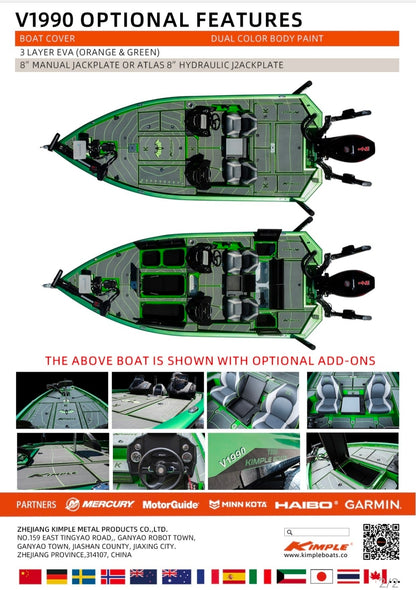 Kimple V-1990 Bass Boat