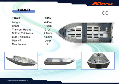 Kimple Trout T440 Geteilte Bank