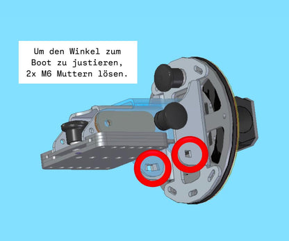 Geberstange KED Flex 2.0 SW zum einklappen (Pelagischenangeln)