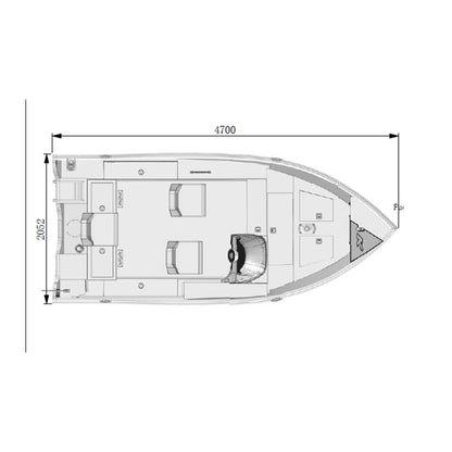 Kimple Bow Rider BR 155-B CS Einzelkonsole