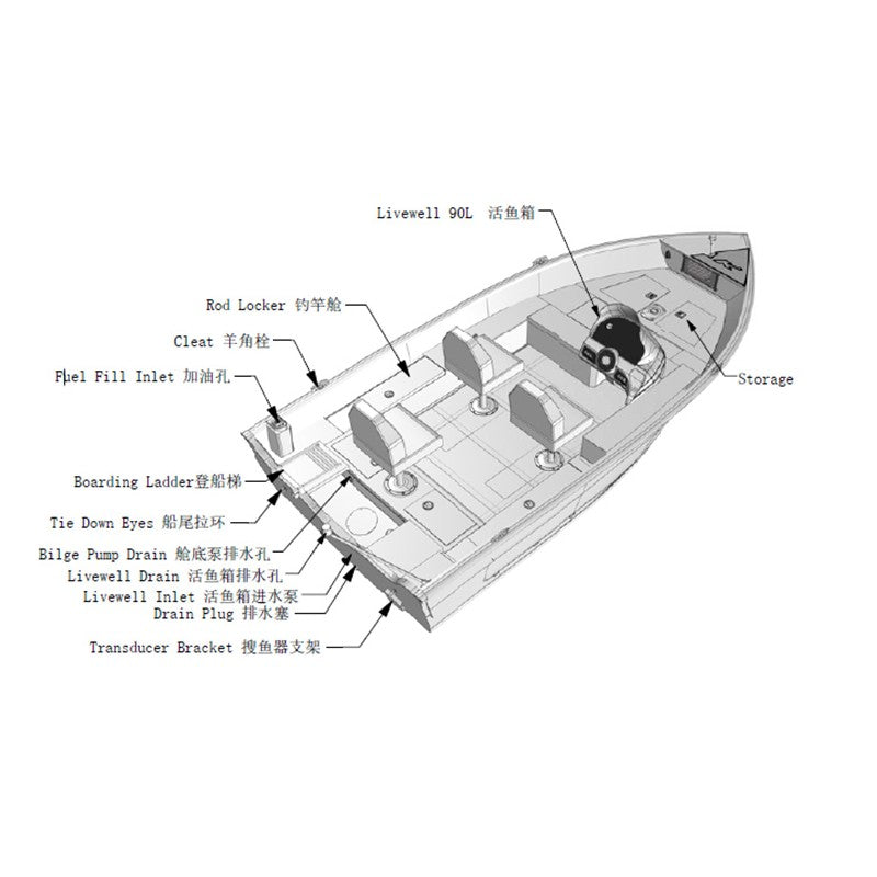 Kimple Bow Rider BR 155-B CS Einzelkonsole