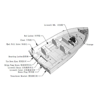 Kimple Bow Rider BR 155-B CS Einzelkonsole