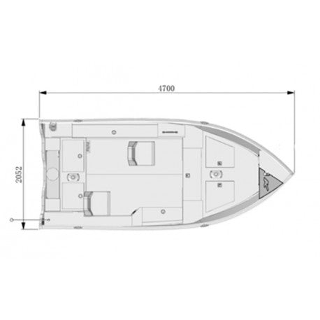 Kimple Bow Rider BR 155 Tiller