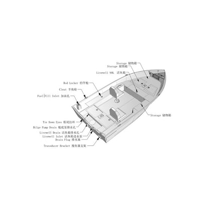 Kimple Bow Rider BR 155 Tiller