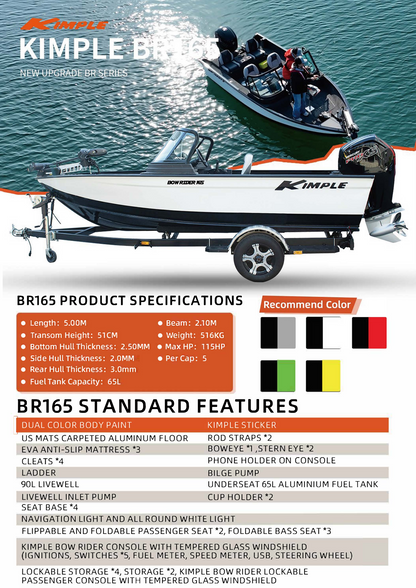 Kimple Bow Rider  BR 165-A DC Doppelkonsole