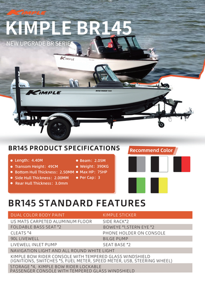 Kimpel Bow Rider BR 145-A DC Doppel Konsole