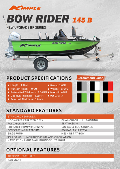 Kimpel Bowrider BR 145-B CS Einzelkosole