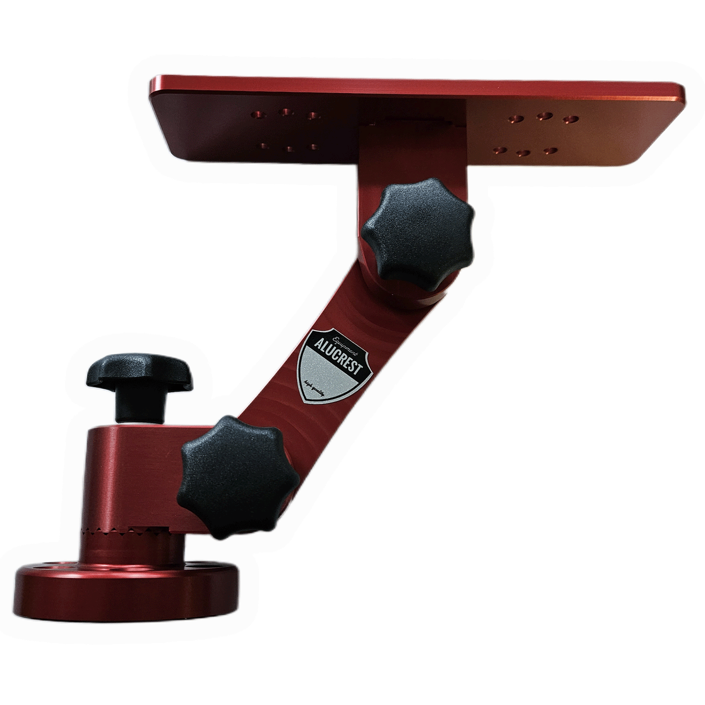 Echolothaterung für 1 oder 2 Geräte | Alucrest Echolot Geräte Halter